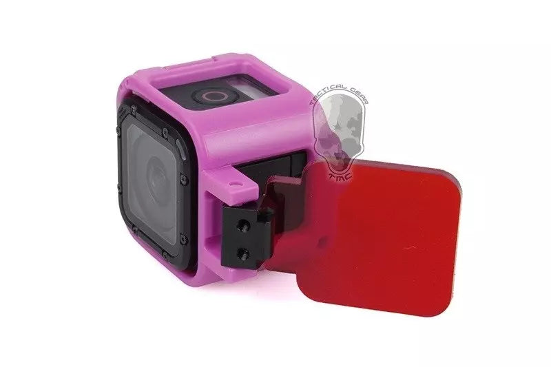 Low-profile Frame with Filter for Gopro 4 Session - Pink
