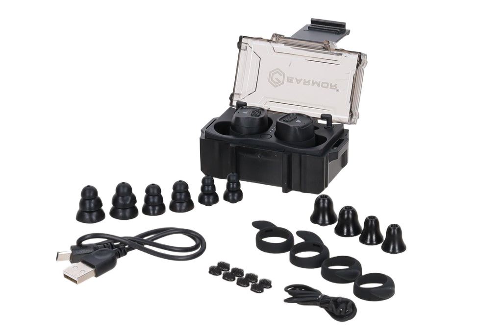 Earmor M20T PRO active hearing protectors – Black