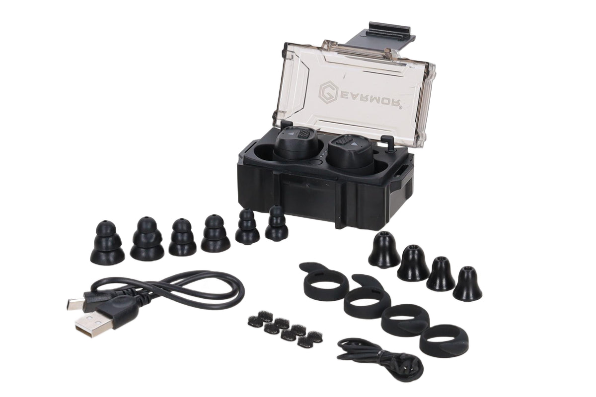 Earmor M20T PRO active hearing protectors – Black