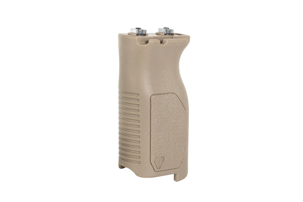 Strike Industries M-LOK Angled Vertical Grip Long Flat Dark Earth front grip
