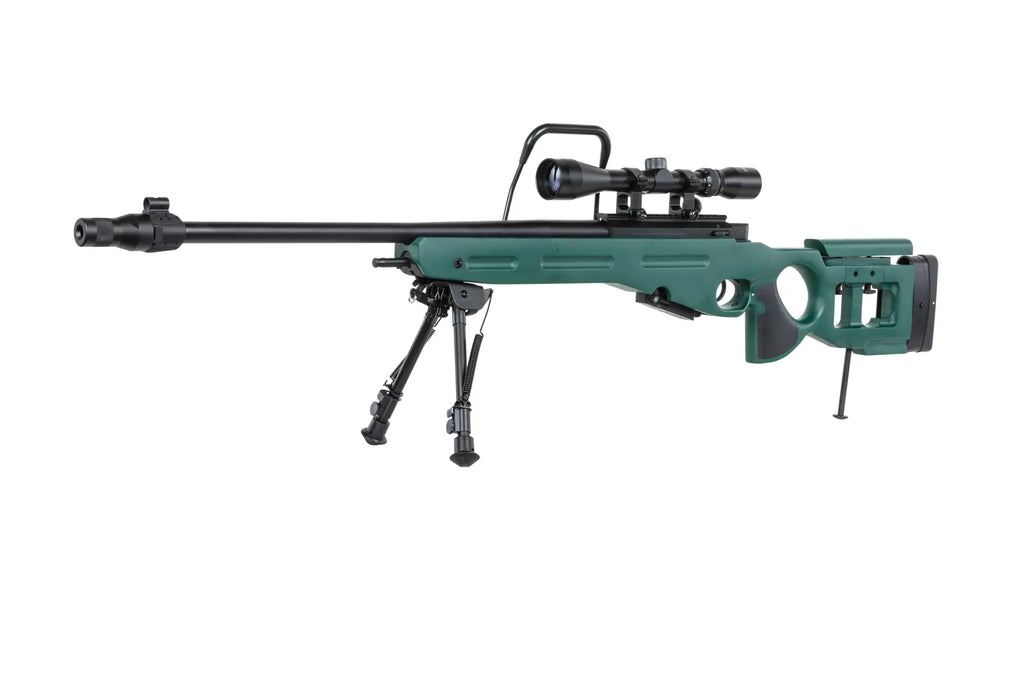 Snow Wolf SW-98 airsoft sniper rifle with scope and bipod