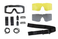 Wosport tactical goggles GG-005 with interchangeable lenses Black