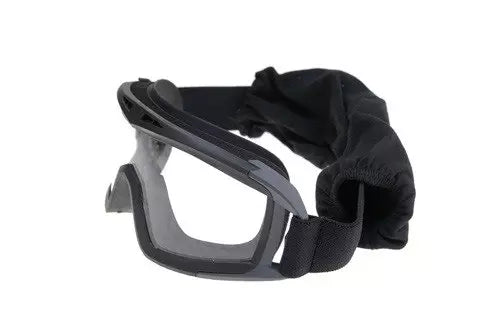Low-profile goggles with glasses – BLACK