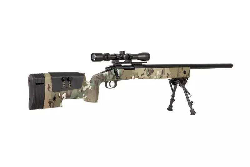 SA-S02 CORE™ High Velocity Sniper Rifle Replica with Scope and Bipod - MC