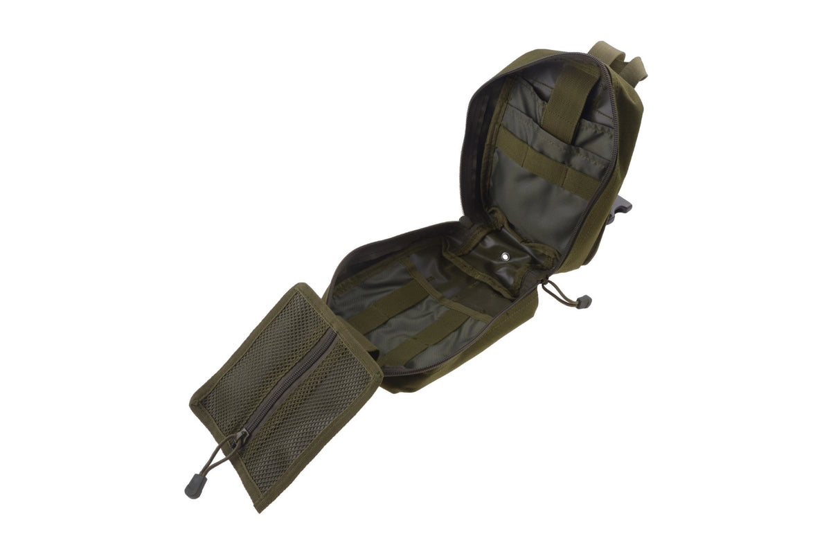 MOLLE ripped first aid kit - olive green