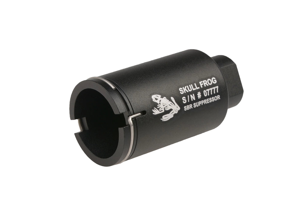 Skull Frog Mini Gas Concentrating Flash Hider - Black