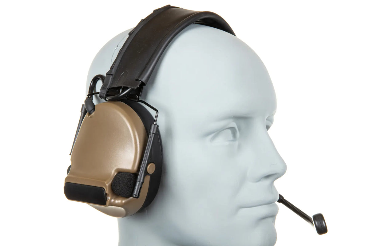 Wosport C5 HD-14-A Tan tactical headset