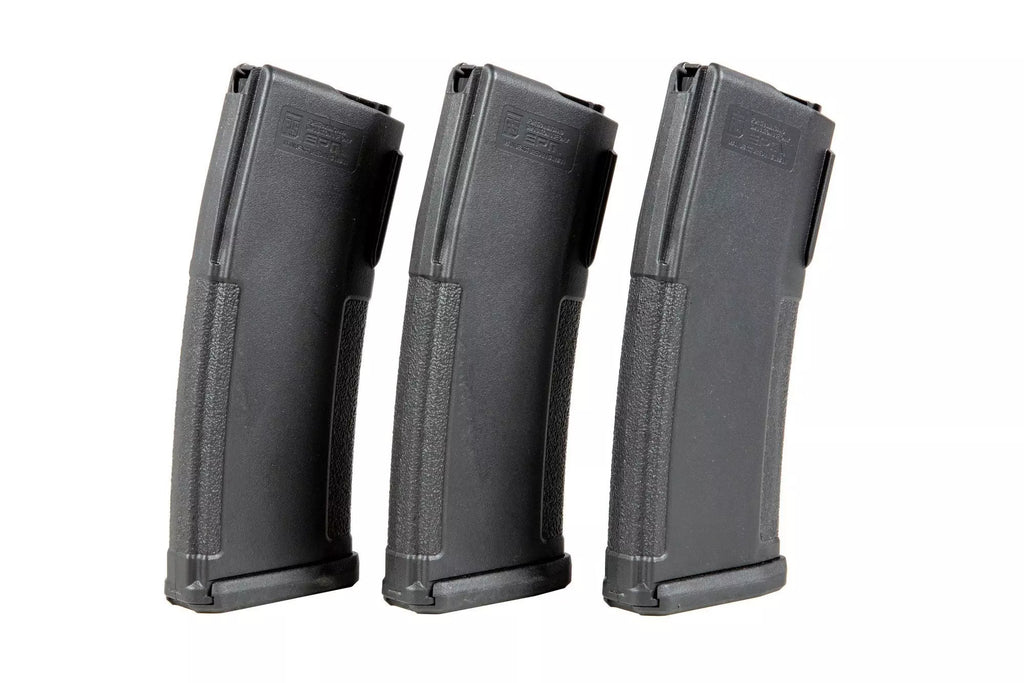 Set of 3 Adjustable Capacity 30/120 BB PTS EPM M4 Magazines