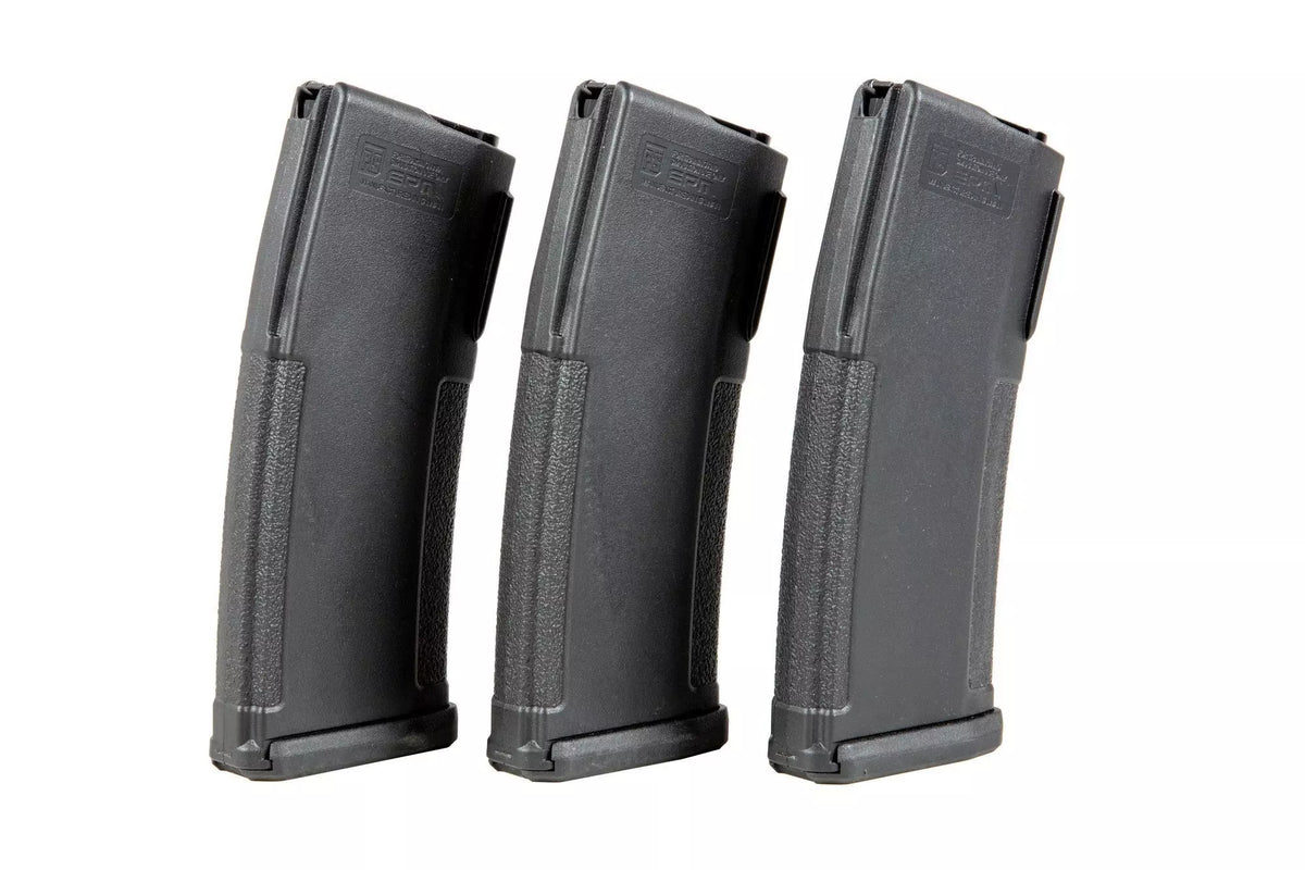 Set of 3 Adjustable Capacity 30/120 BB PTS EPM M4 Magazines