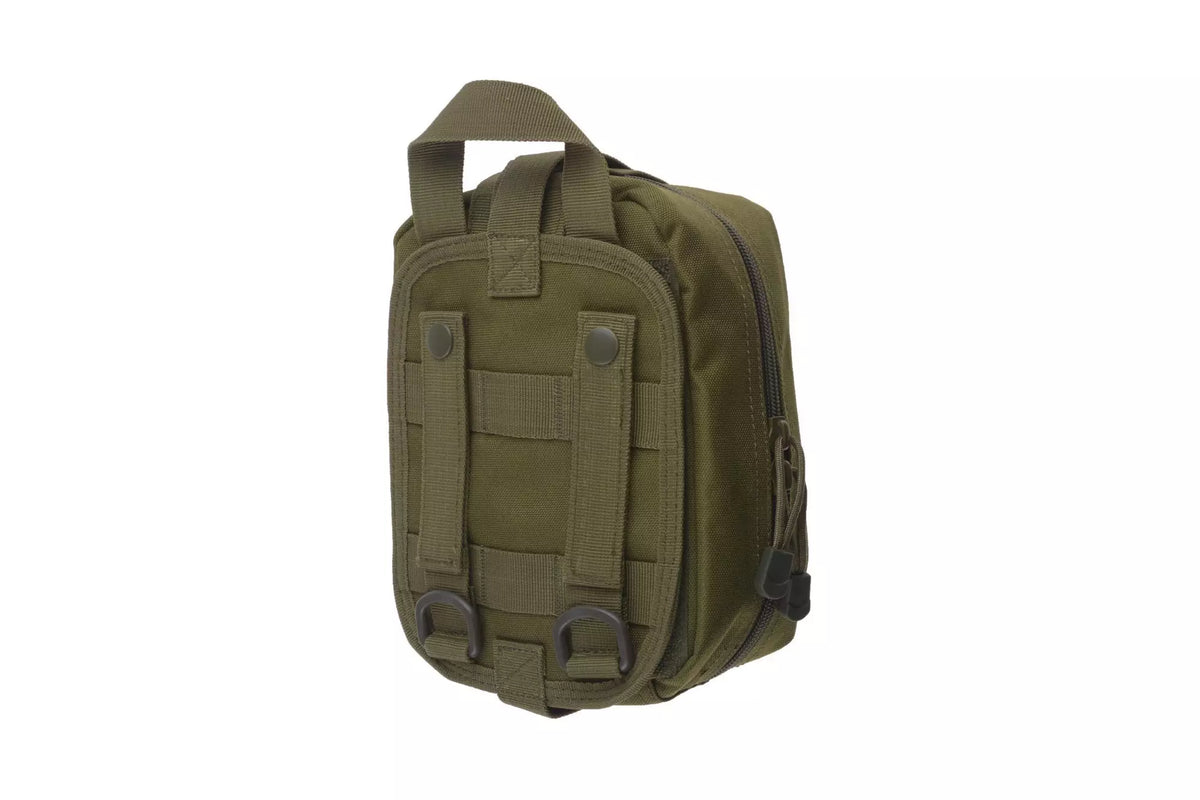 MOLLE ripped first aid kit - olive green