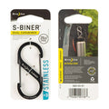 Nite Ize - Carabiner S-Biner #3 - Steel - Black - SB3-03-01