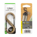 Nite Ize - S-Biner #4 Plastic Black Gate - Coyote - SBP4-03-28BG