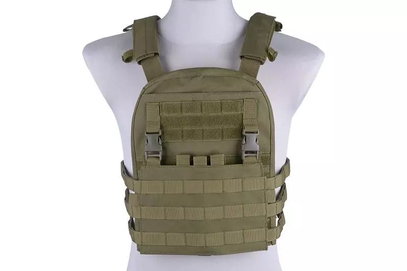 Plate Carrier w/ Removable Panel Tactical Vest - Olive Drab