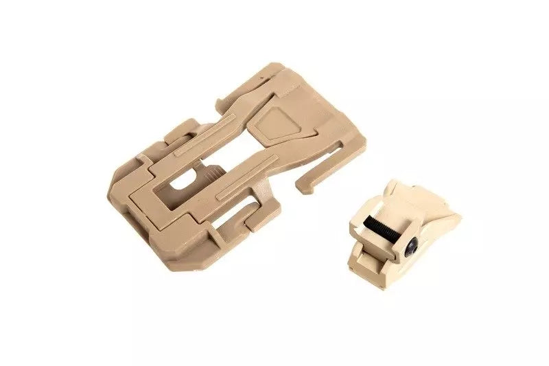 MOLLE Webbing Replica RIS Mount - Dark Earth