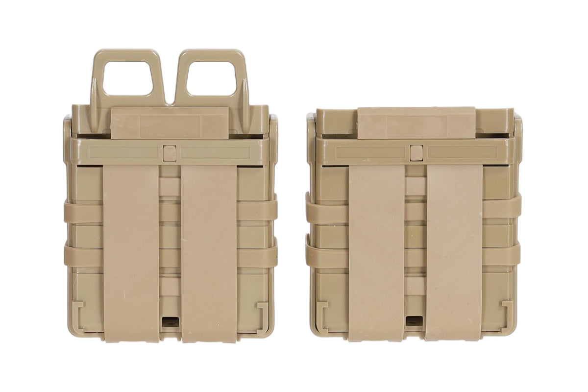 Podwójna ładownica SATAC Open III (L) na magazynki 7,62mm Tan