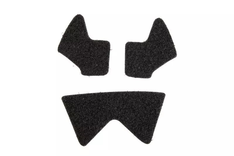 Set of Maritime MH Helmet Hook and Loop Fasteners - Black