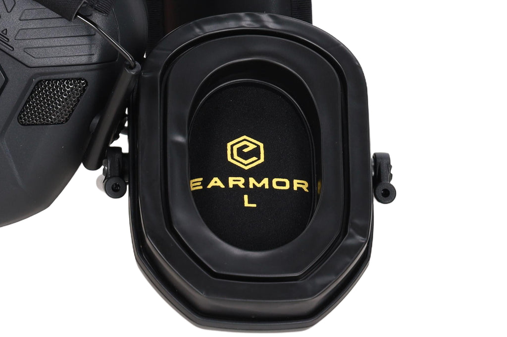 Earmor M300T active ear protectors - Black