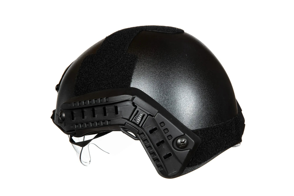X-Shield MH helmet replica with goggles - Black