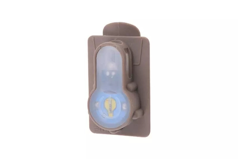 Lightbuck Card Button electronic marker - Dark Earth (blue light)
