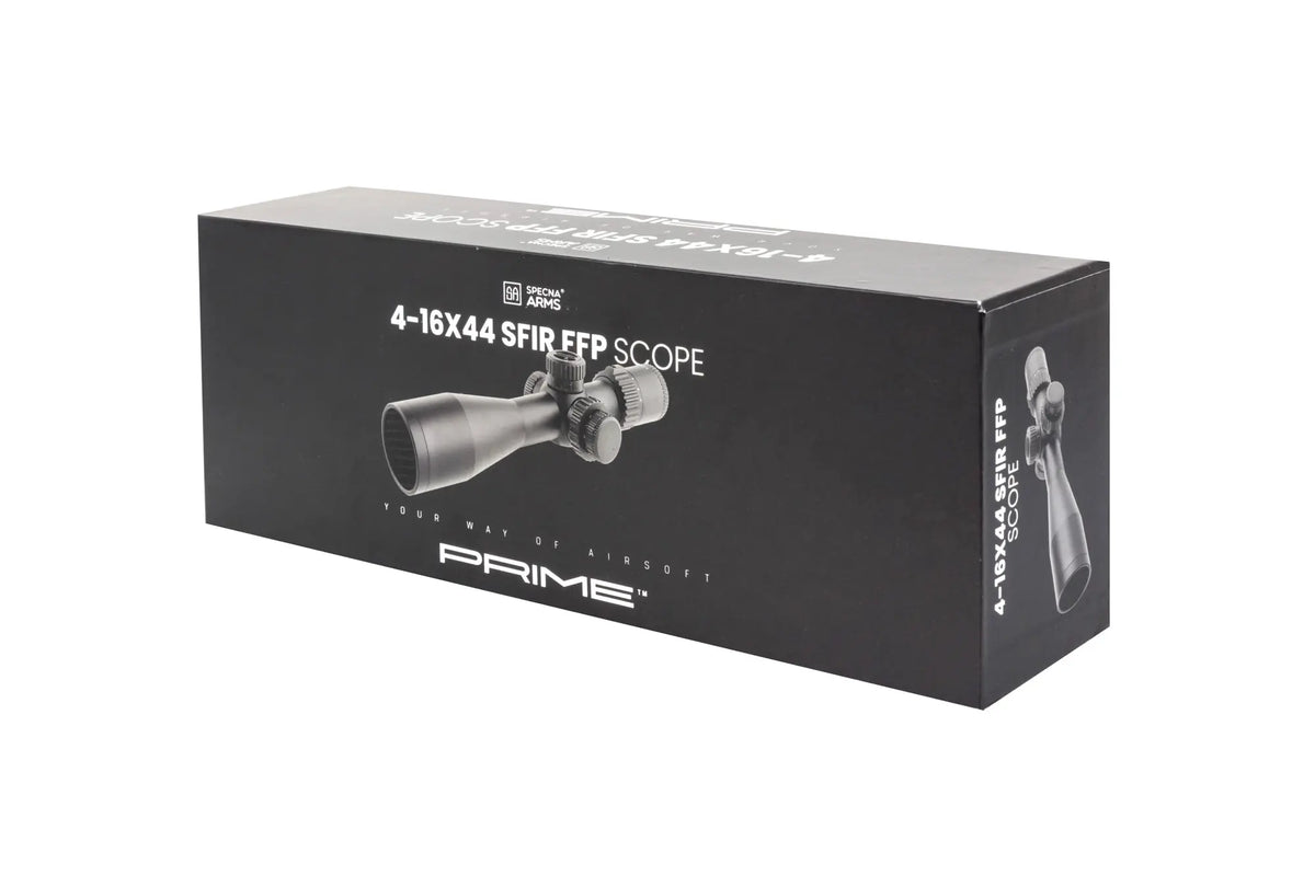 Specna Arms PRIME™ 4-16X44 SFIR FFP riflescope Black