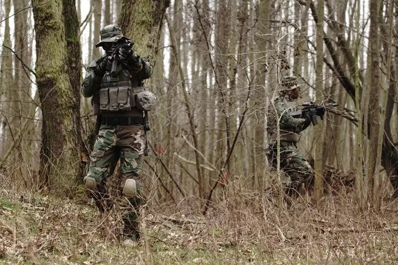 Combat Uniform Pants with knee pads - olive