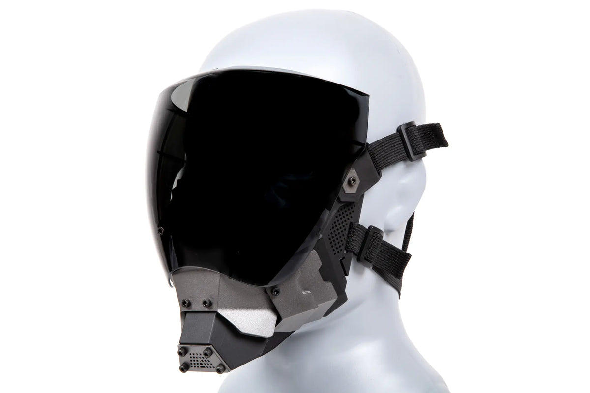 Cyberpunk Commander Mask – Black