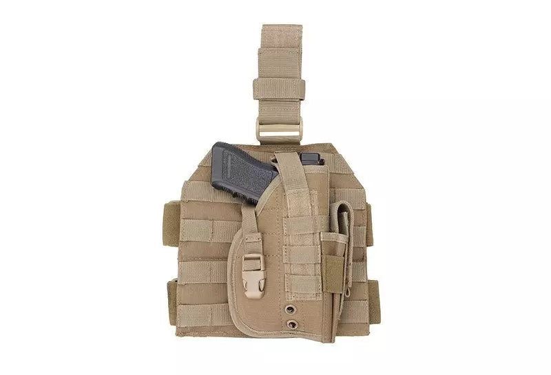 Leg panel with universal holster  - tan