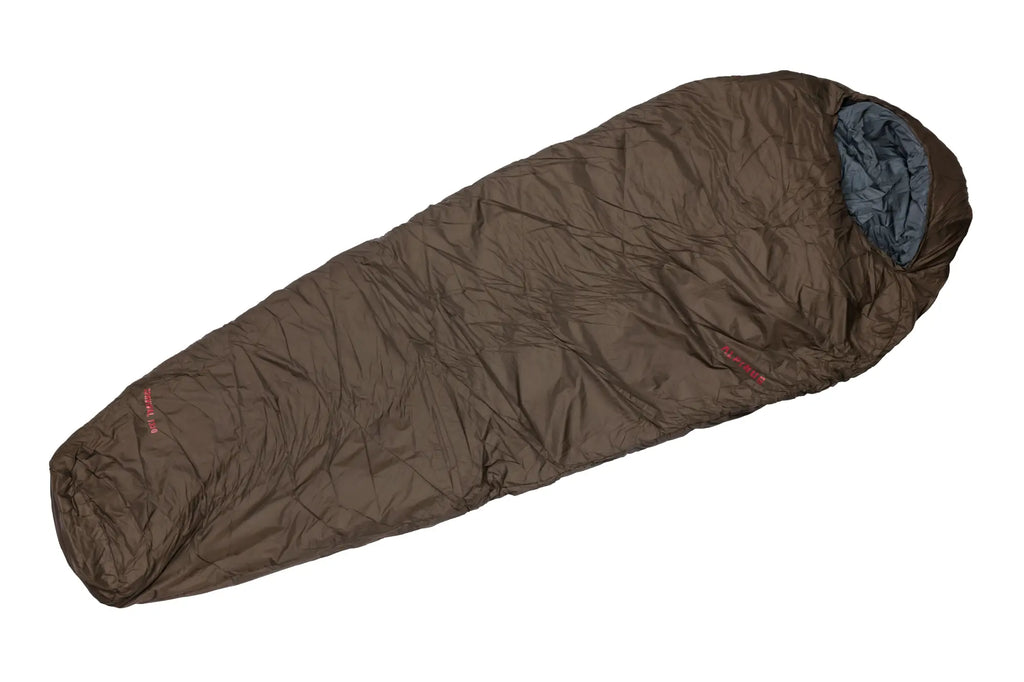 Alpinus Survival Sleeping Bag 1300 (+4°C / -16°C) (Right) Olive