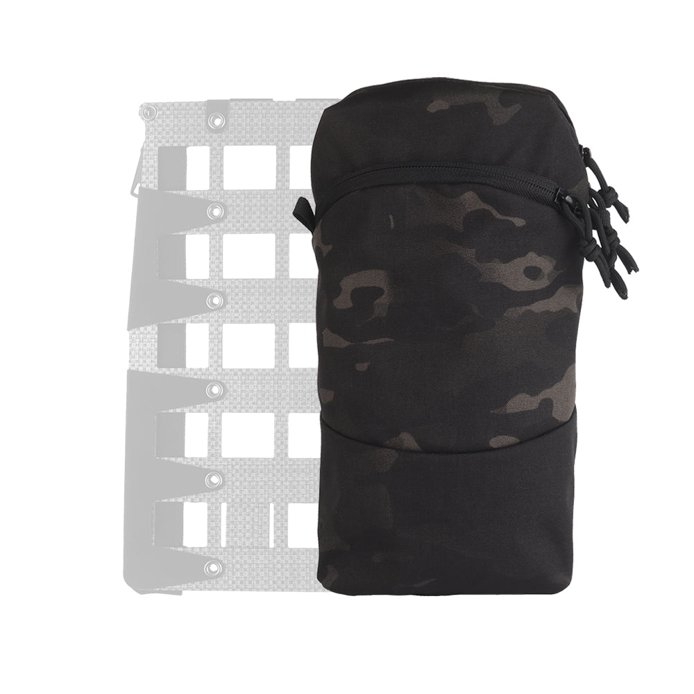 Wosport Cargo universal pocket 3x6 Vertical Laser Cut Multicam Black
