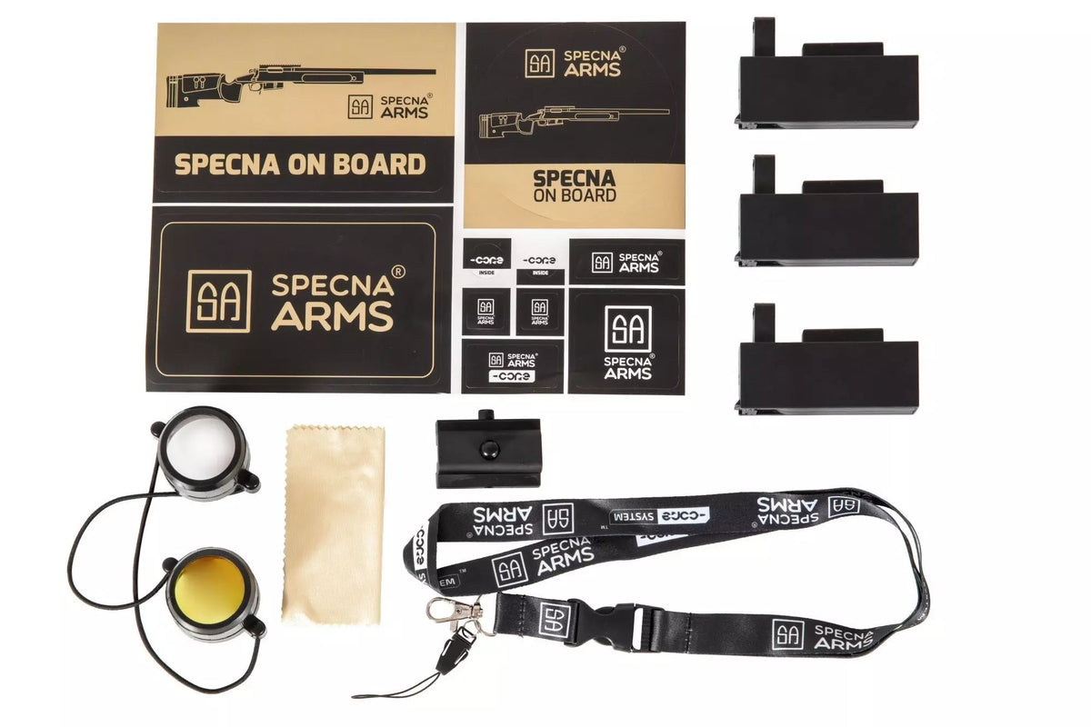 SA-S02 CORE™ High Velocity Sniper Rifle Replica with Scope and Bipod - olive