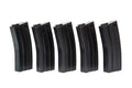 5pcs set - 30rd real-cap magazine for M4/M16 - black