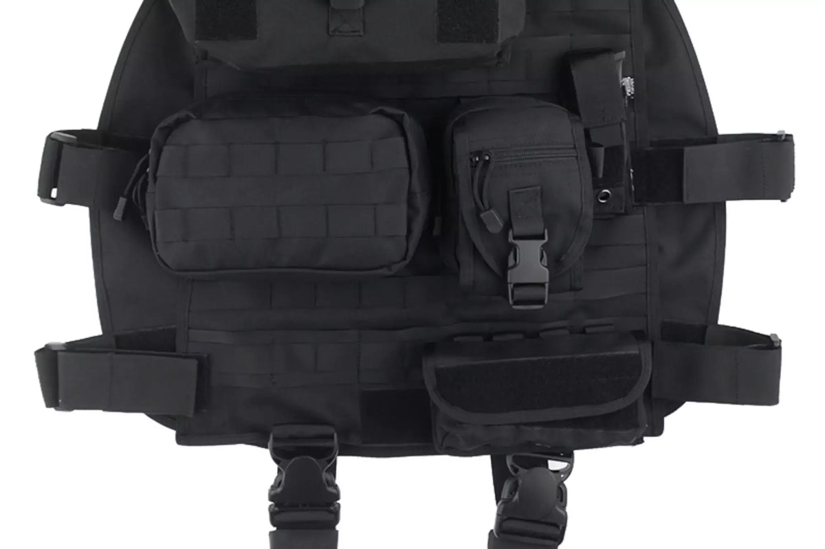 Large MOLLE Seat Cover – Black