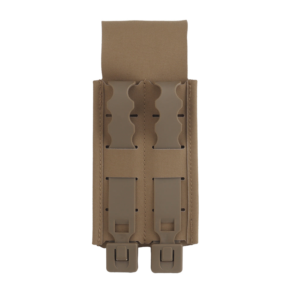 Wosport double magazine pouch Flip Pouch Coyote Brown