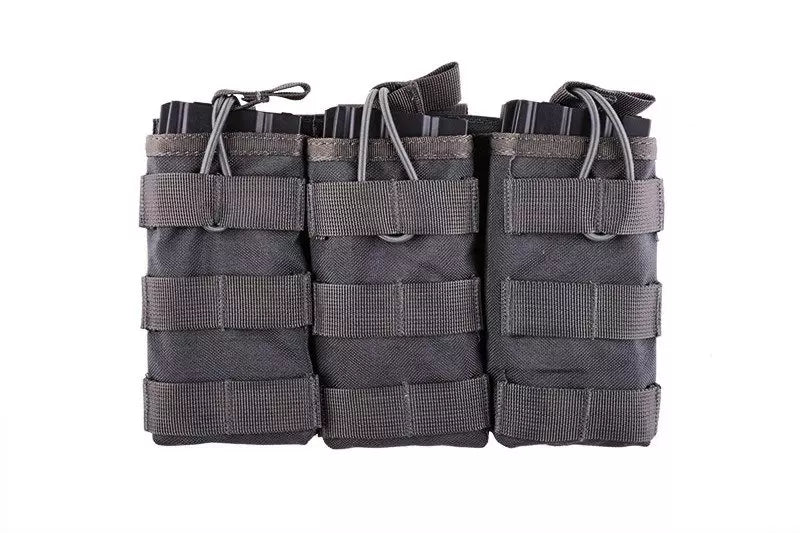 Triple Open I Pouch for AK/M4/G36 Magazines - Primal Grey
