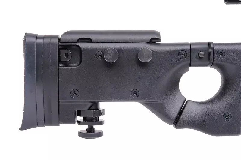 MB08A sniper rifle replica - with scope and bipod - black
