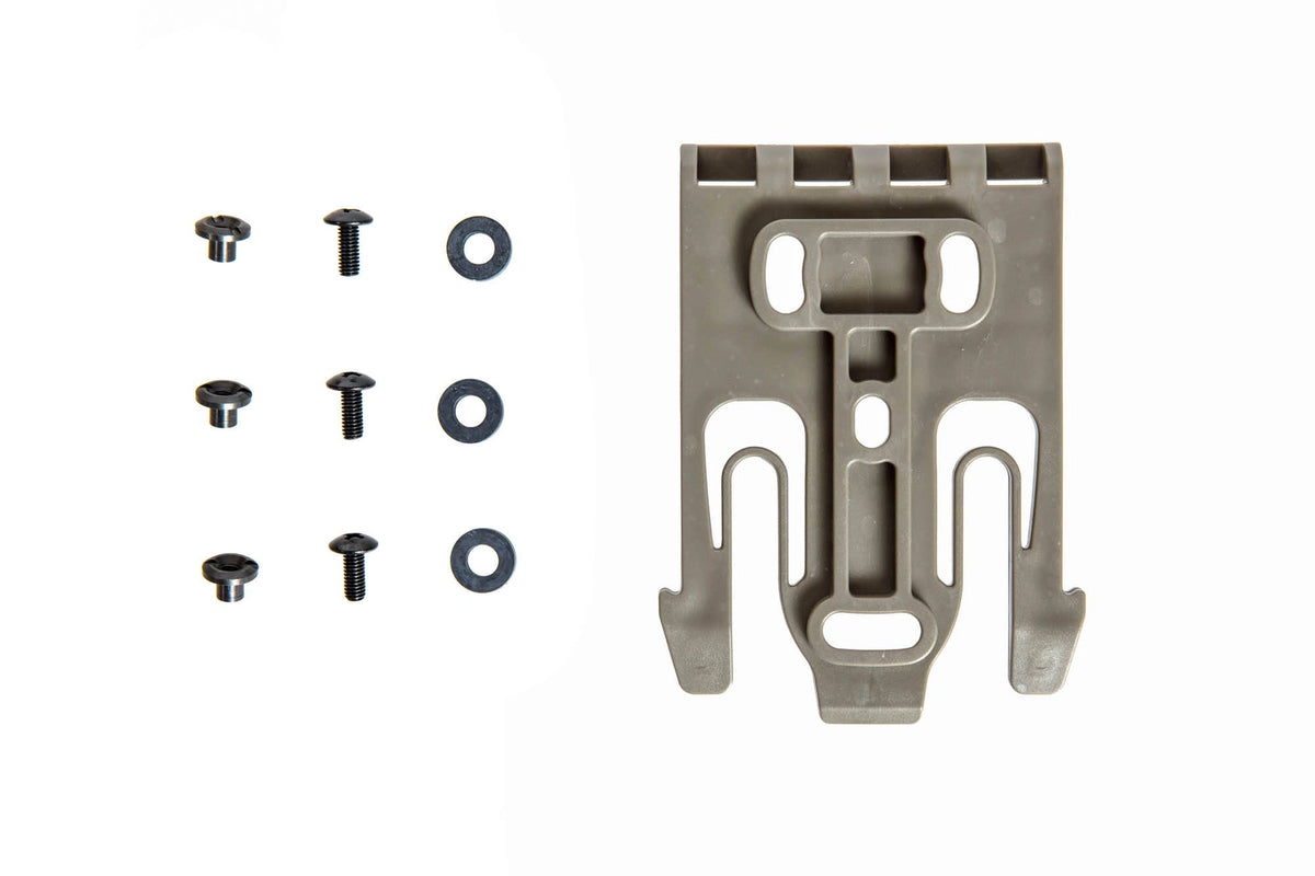Quick Release buckle for holsters Tan