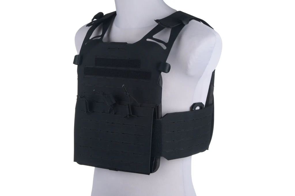 Blast Plate Carrier Tactical Vest - Black