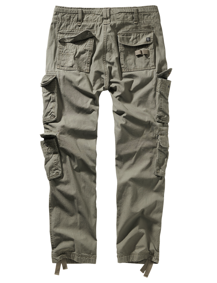 Brandit Pure Slim Fit Trousers Olive