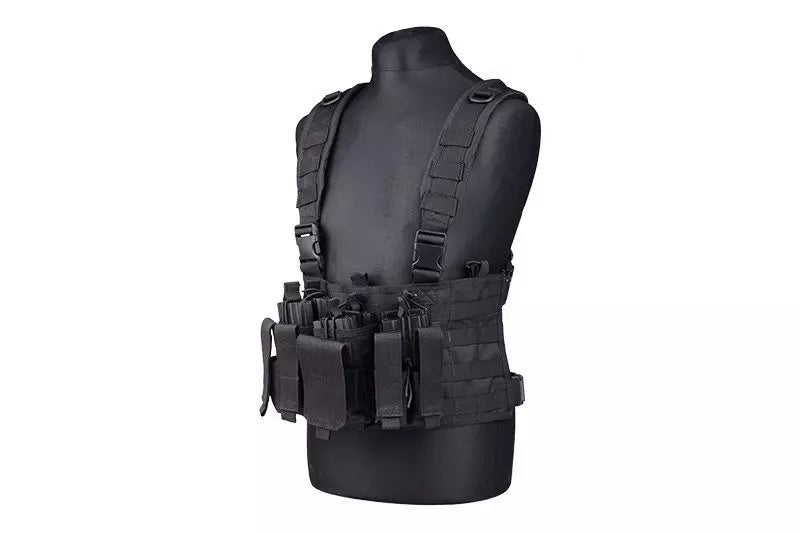Scout Chest Rig Tactical Vest - Black