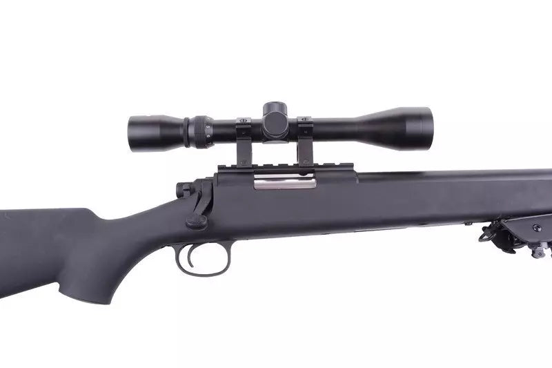 SW-10 Sniper Rifle Replica with scope and bipod (Upgraded) - black
