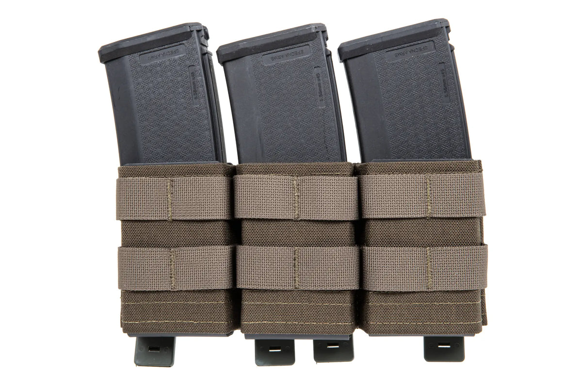 Wosport Ranger Green triple rifle magazine pouch