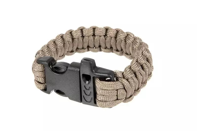 Survival Bracelet (Fastex) - Grey