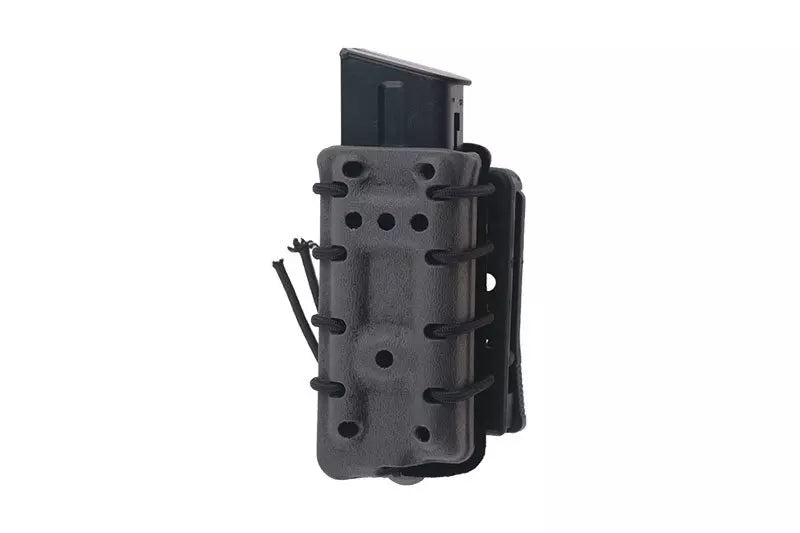 SMC Single Stack Magazine Pouch with flocking (QD belt) - foliage green