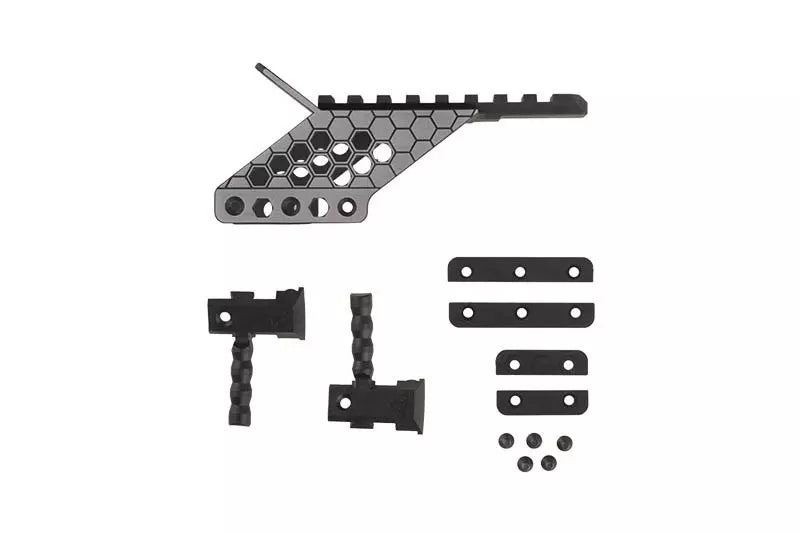 Mounting Rail with Charging Handle for Custom Armorer Works Replicas