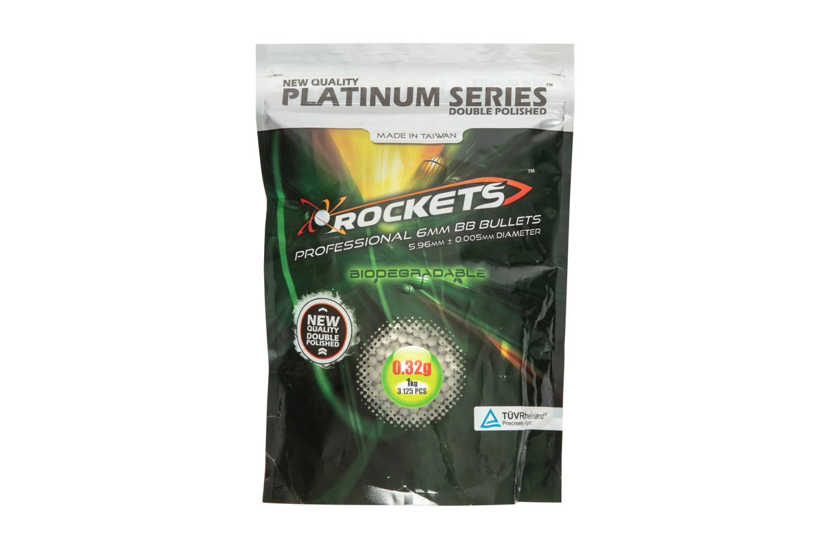 BBs biodegradable 0.32g Rockets Platinum 1 kg