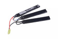 LiPo 11,1V 1300mAh 15/30C Battery - Butterfly Configuration