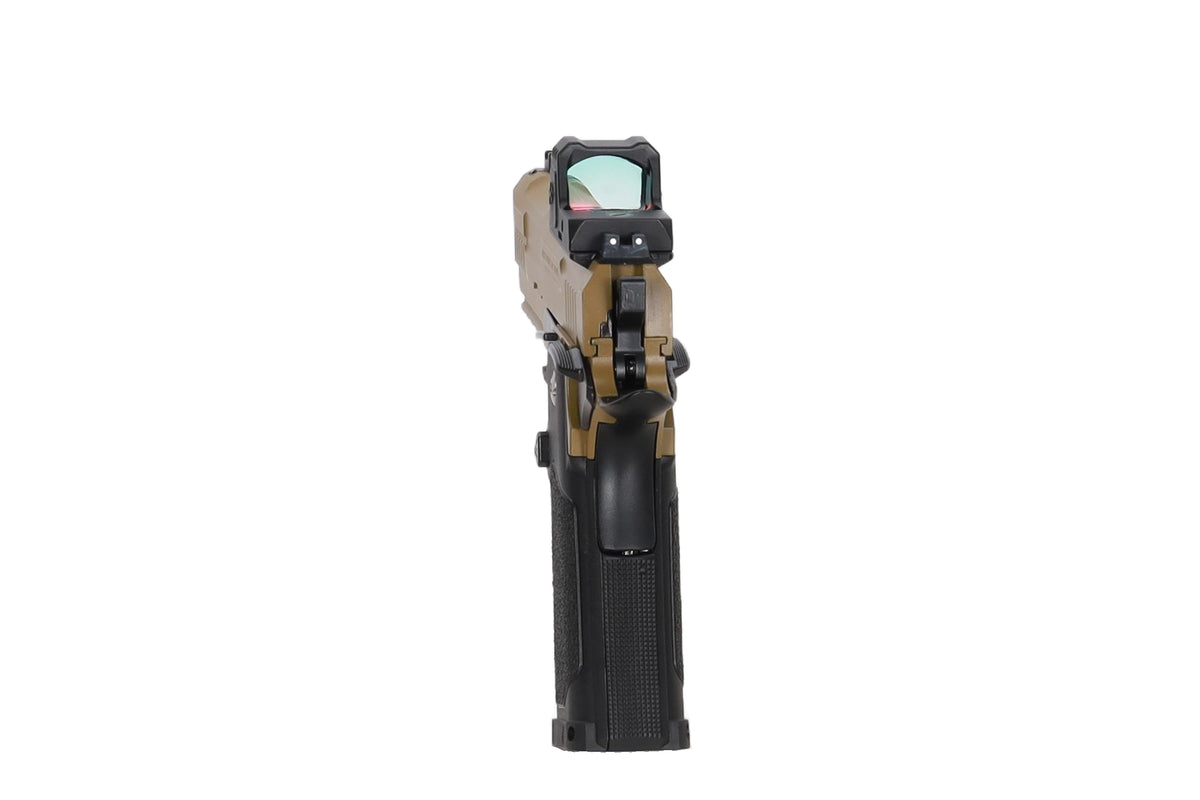 Arcturus Hi-Capa Vanguard 4.3" GBB Pistol (Optics Ready/Kolimator ARS-1) - Half-Tan