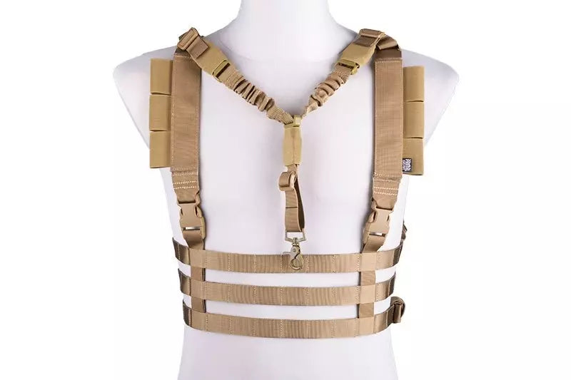 Dynamic Chest Rig Tactical Vest - Tan