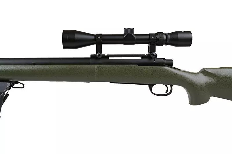 SW-04 Sniper Rifle Replica with scope and bipod (Upgraded) - olive