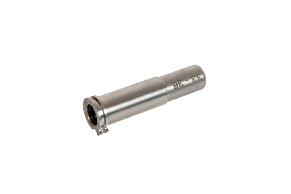 CNC adjustable titanium nozzle for AEG replicas - 33mm - 36mm